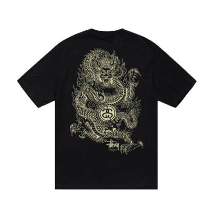 Stussy Dragon Black Tee
