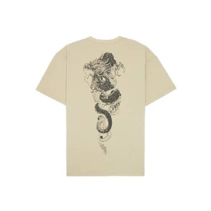 Stussy Dragon Crewneck Champagne T Shirt