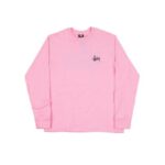Stussy Long Sleeve Pink Shirt