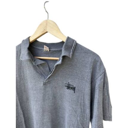 Stussy Polo Archival Grey Shirt
