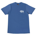 Stussy Seoul Logo Blue Tee