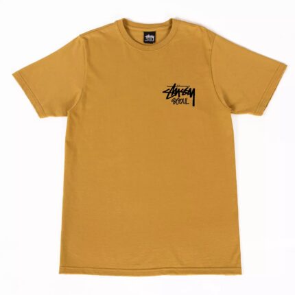 Stussy Seoul Logo Mustard Tee