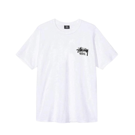 Stussy Seoul Logo White Tee