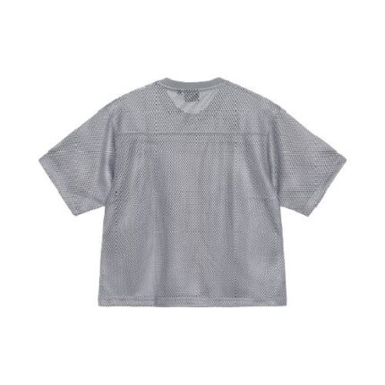 Stussy Sport Jersey Mesh Grey T Shirt
