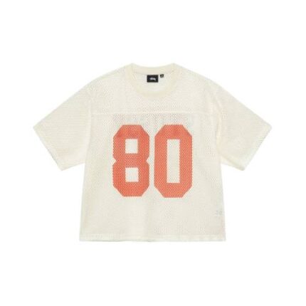 Stussy Team Jersey Mesh Natural T Shirt