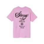 Stussy World Tour Classic Pink Tee