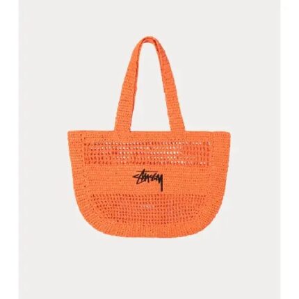 Stussy Woven Tote Orange Bag